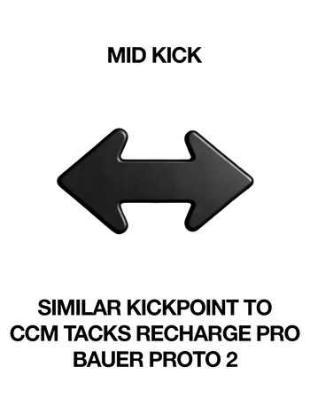 BLCKSTCK PRO 3 LIMITED EDITION WHITEOUT (SAME KICK-POINT AS FUSE & XF GHOST) 5 SIDED STICK
